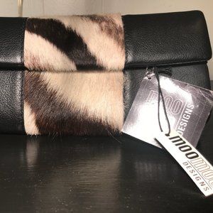 Womens Leather, Springbok Clutch by MooMoo Designs